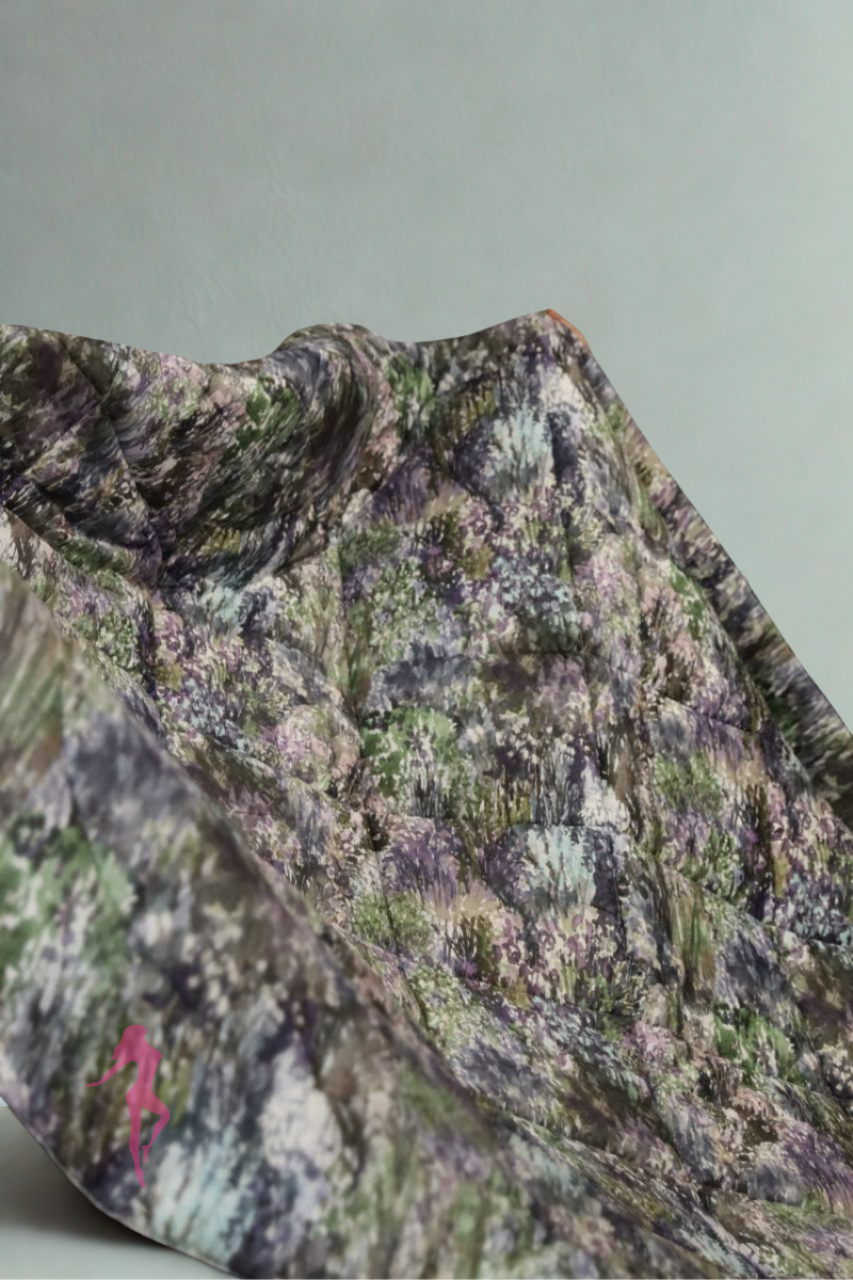 TRAPUNTA MATRIMONIALE INVERNALE MOTIVO MARMORIZZATO BARBACCI FIRENZE