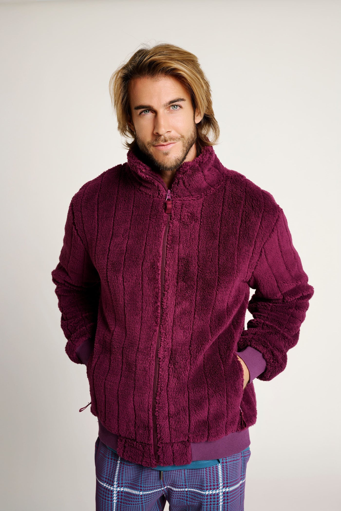 GIACCA DA CAMERA IN PILE EFFETTO PELLICCIA MUYDEMI