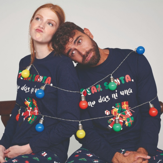 PIGIAMA "DEAR SANTA"  IN CALDO COTONE MUYDEMI