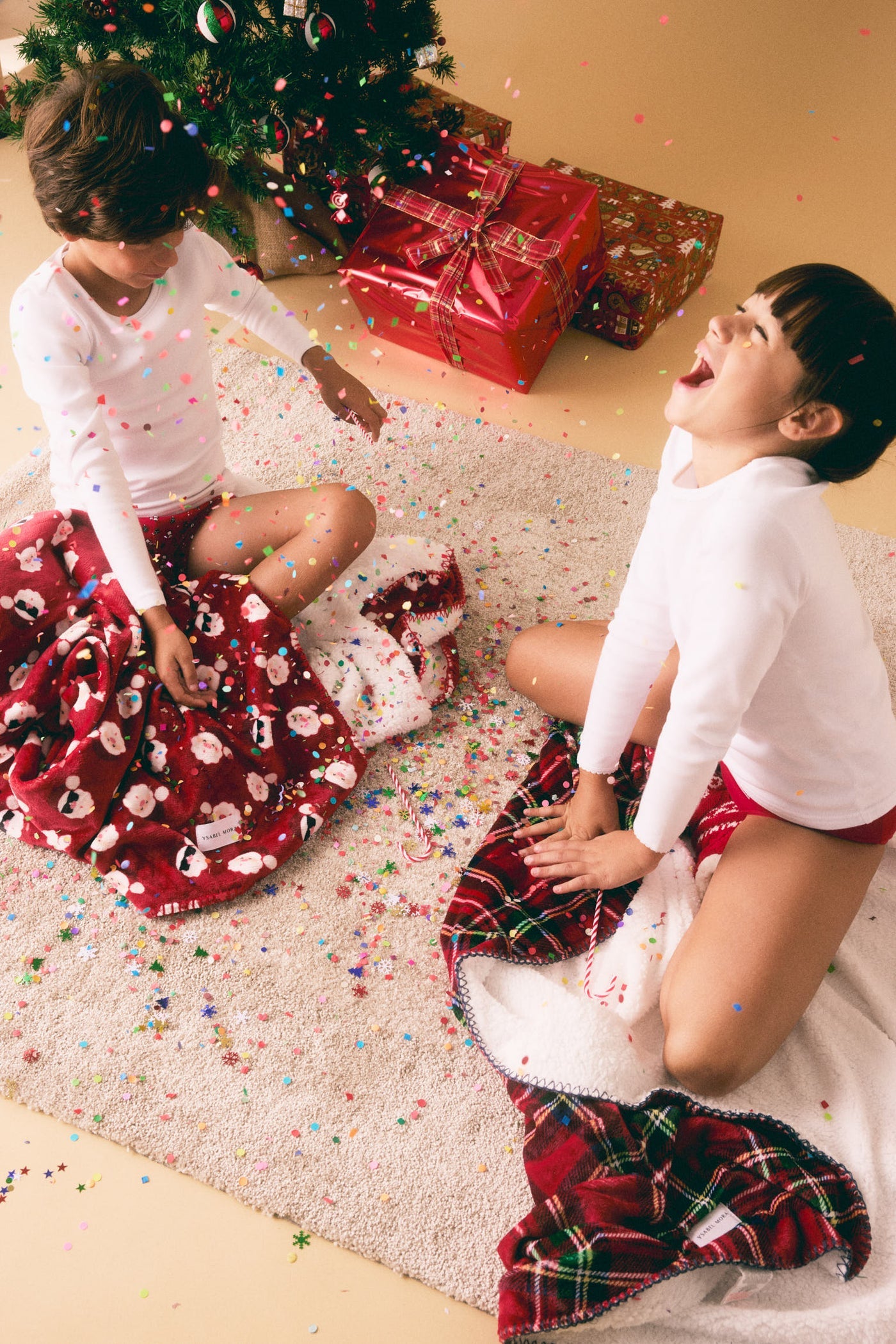 PLAID CON STAMPA SCOZZESE YSABEL MORA