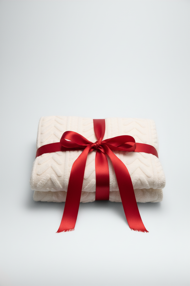 PLAID PANNA EFFETTO PELLICCIA E SHEARLING YSABEL MORA