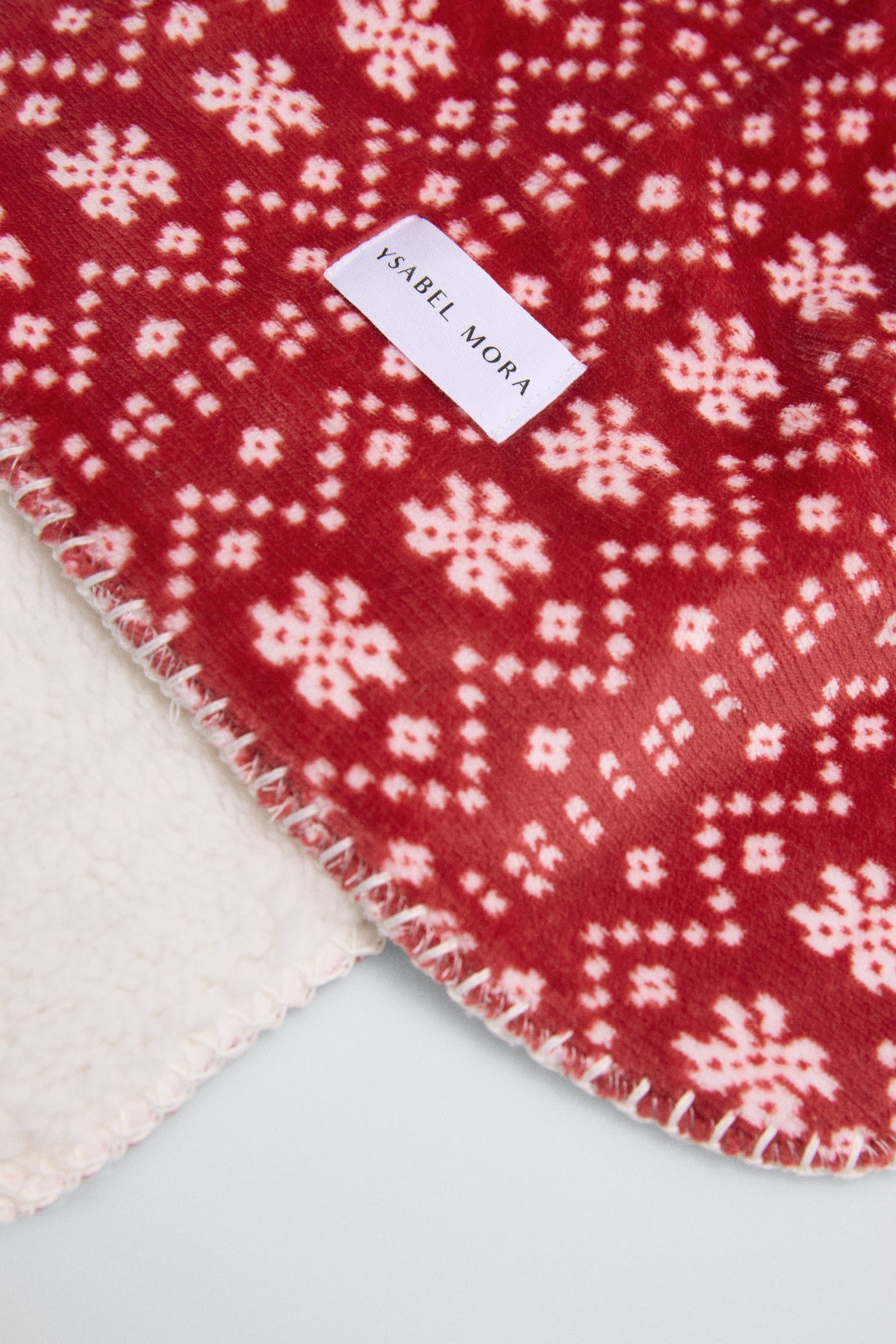 PLAID CON STAMPA NATALIZIA FAIR ISLE YSABEL MORA