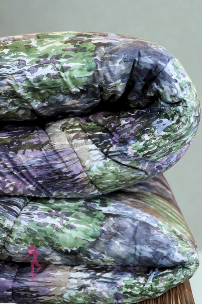 TRAPUNTA MATRIMONIALE INVERNALE MOTIVO MARMORIZZATO BARBACCI FIRENZE