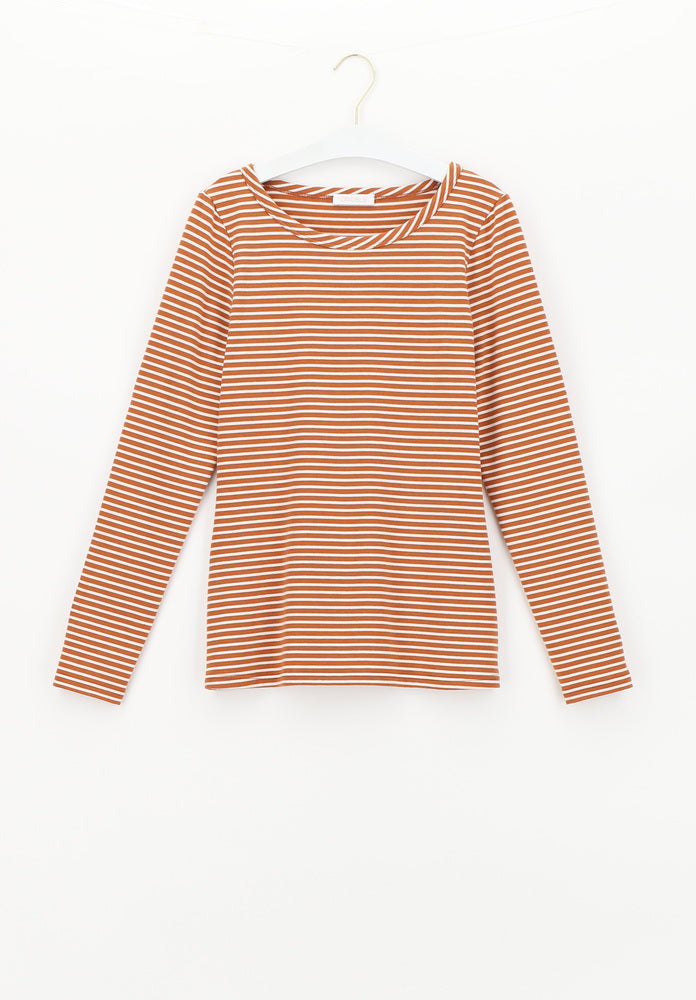 MAGLIA PULL-ON TOP STRIPES OROBLÙ