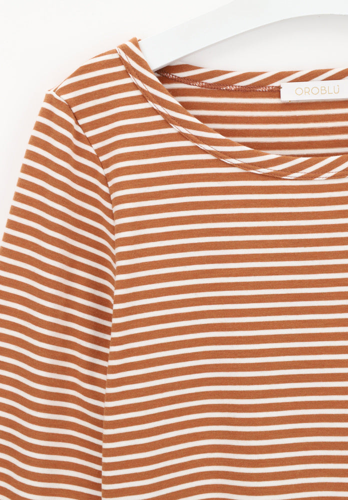 MAGLIA PULL-ON TOP STRIPES OROBLÙ