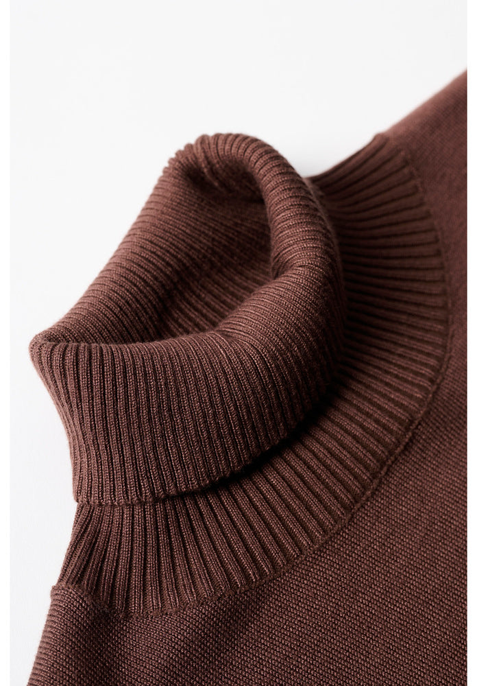 DOLCEVITA COLLO ALTO TRENDY KNIT SWEATER OROBLÙ