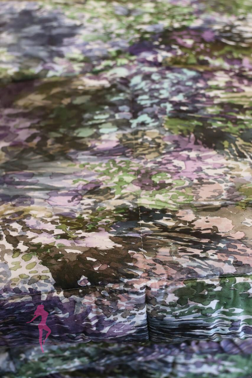 TRAPUNTA MATRIMONIALE INVERNALE MOTIVO MARMORIZZATO BARBACCI FIRENZE