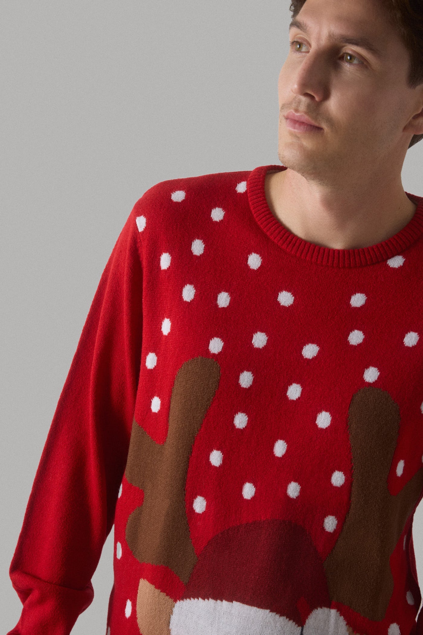 MAGLIONE NATALIZIO UOMO STAMPA RENNA YSABEL MORA