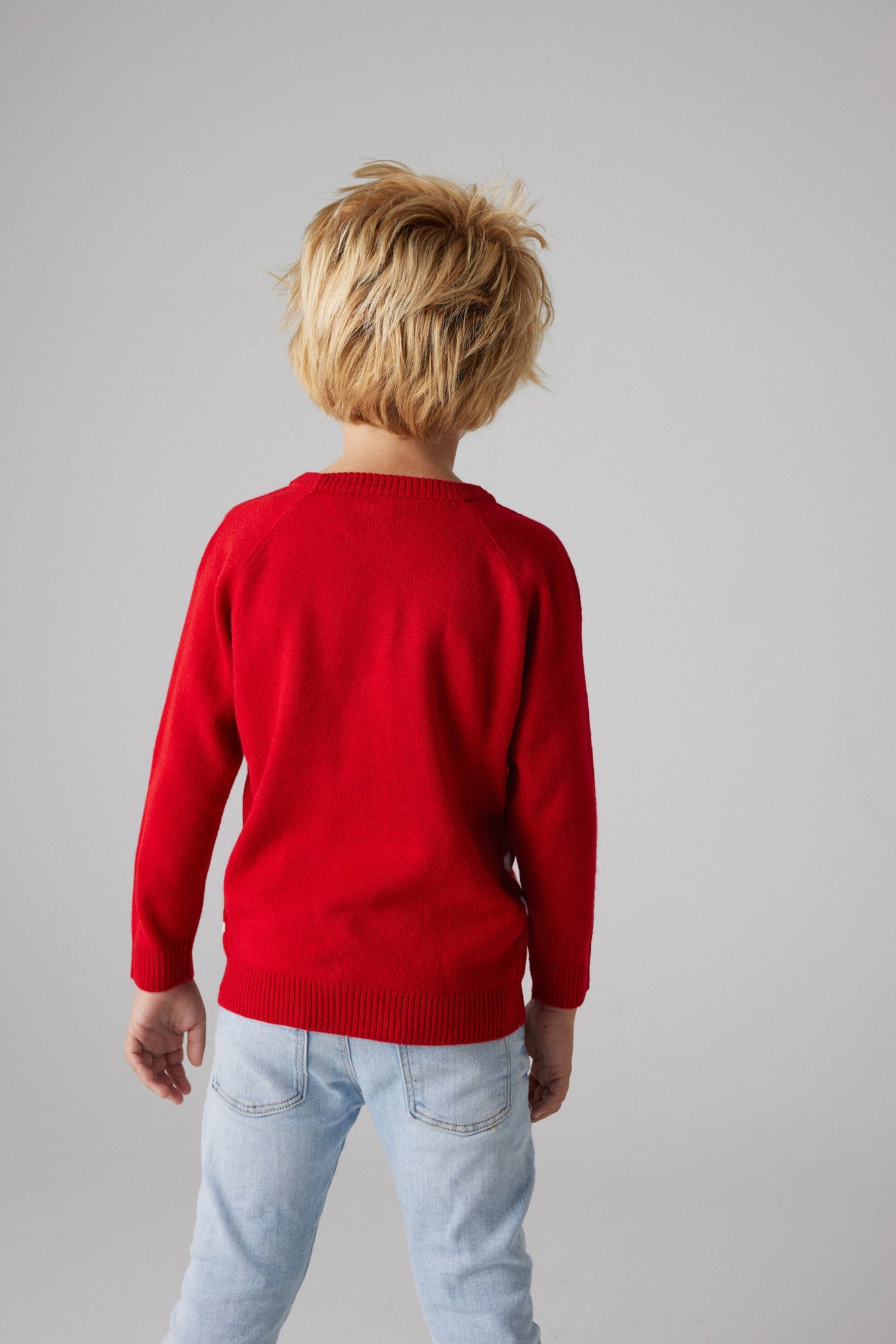 MAGLIONE NATALIZIO BAMBINI STAMPA RENNA YSABEL MORA