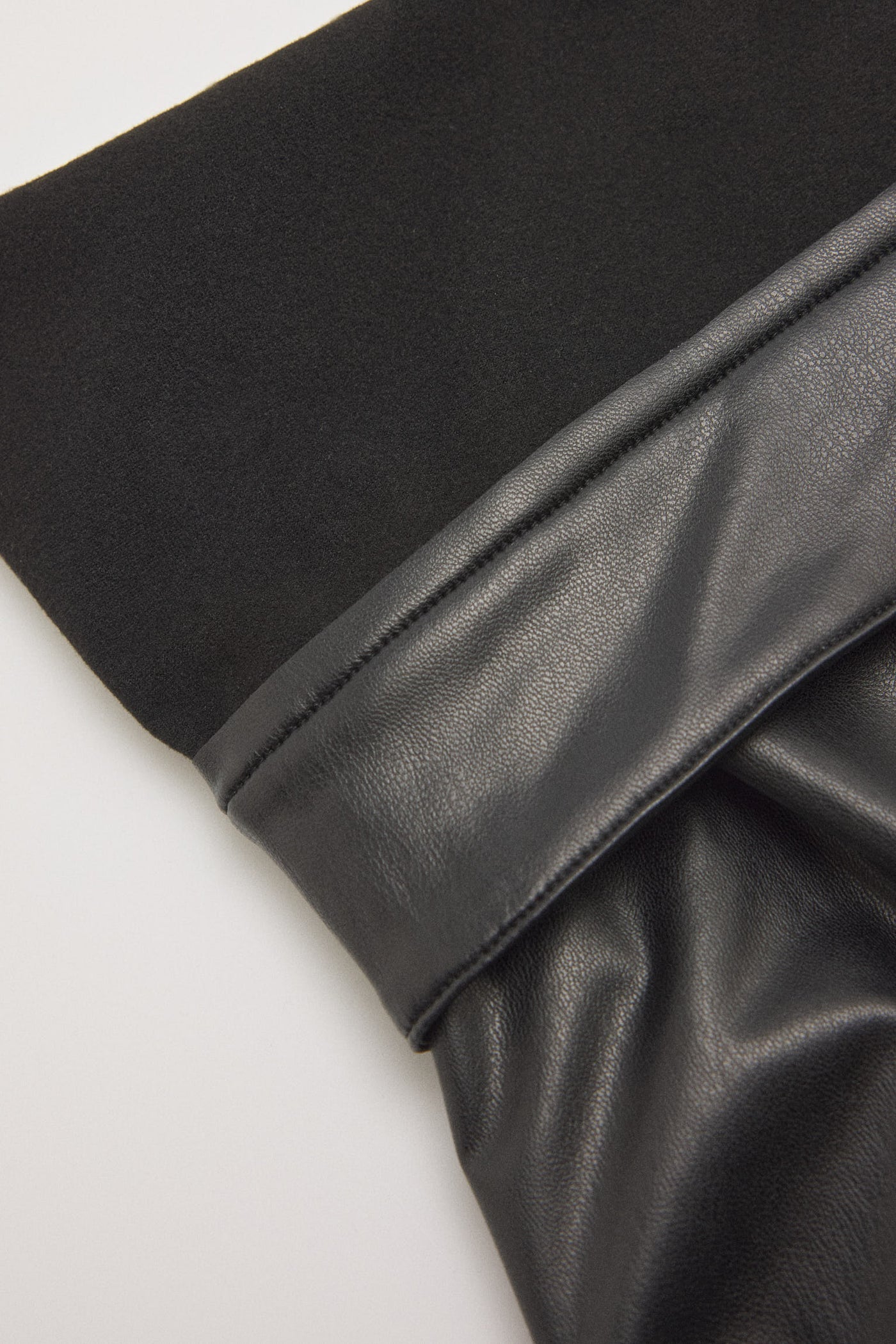 PANTALONE TERMICO WIDE LEG EFFETTO PELLE YSABEL MORA