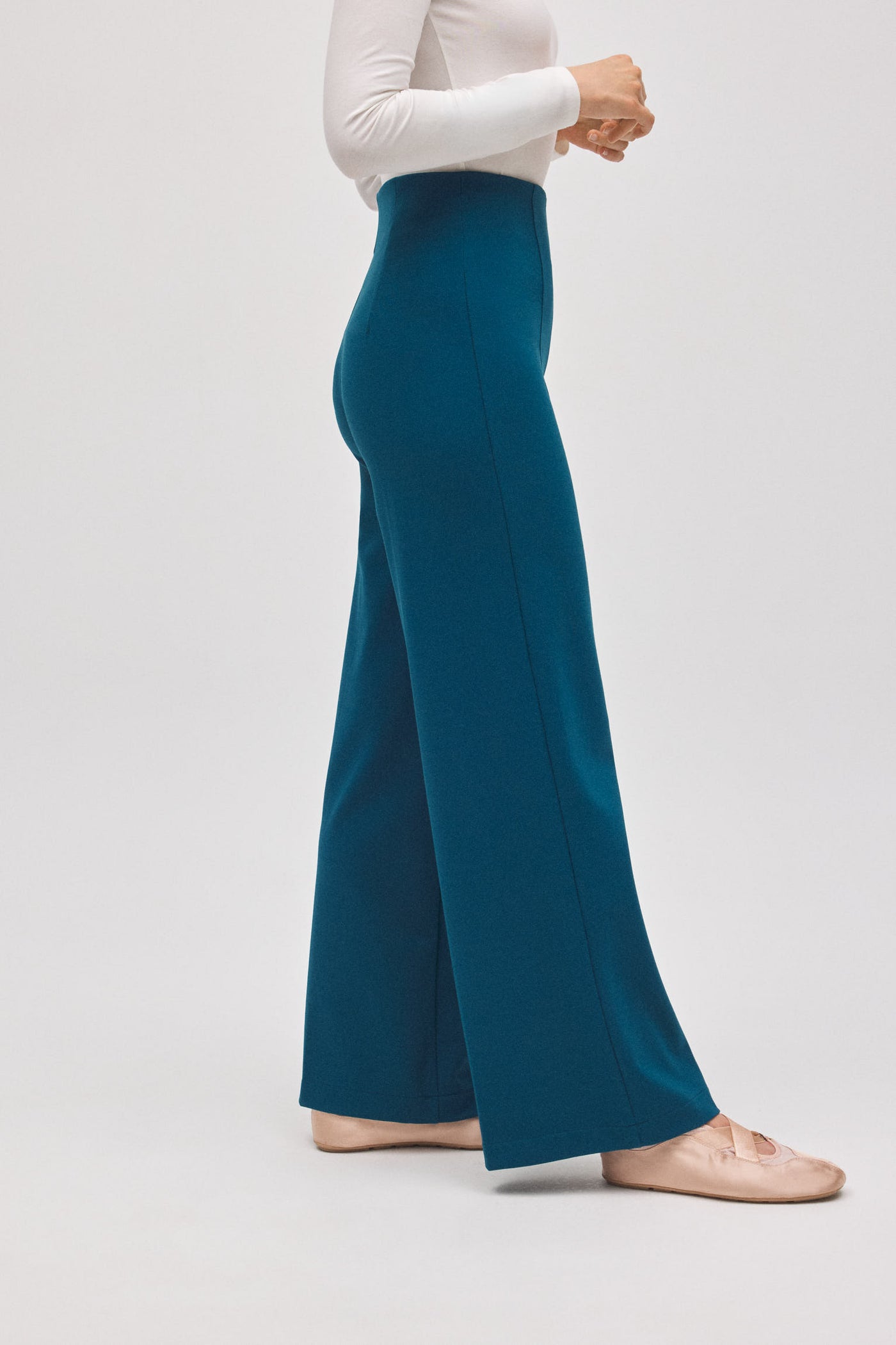 PANTALONI WIDE LEG YSABEL MORA