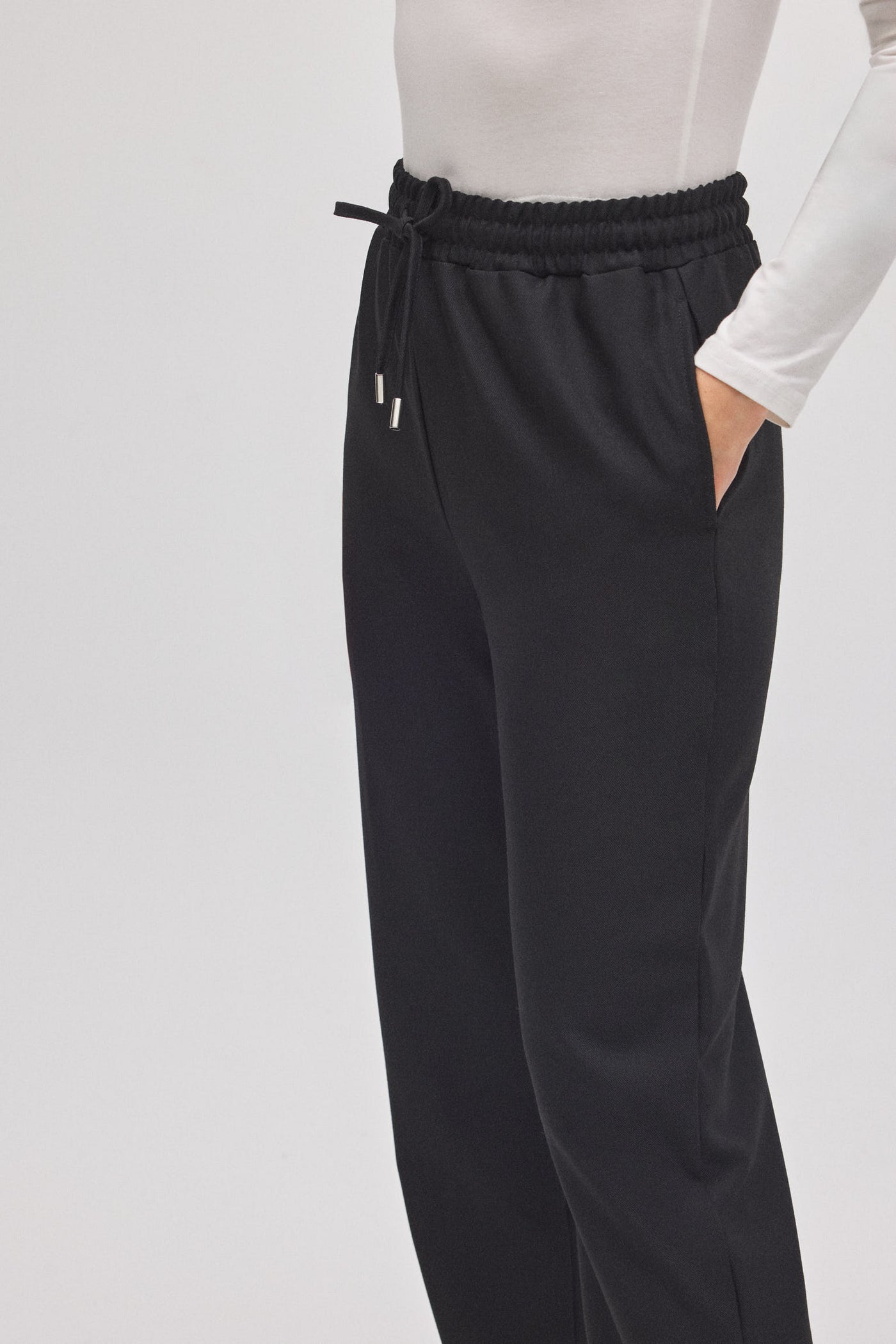 PANTALONI DRITTI CON COULISSE YSABEL MORA