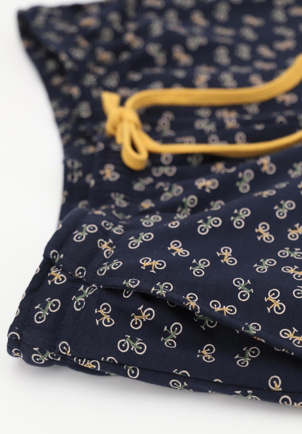 PIGIAMA UNISEX GIROCOLLO IN CALDO COTONE STAMPA BICICLETTE PEROFIL