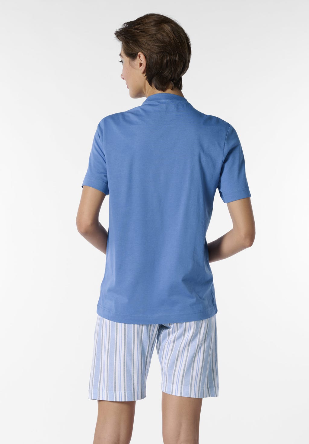 PIGIAMA CORTO UNISEX GIROCOLLO IN COTONE JERSEY RIGA REGIMENTAL PEROFIL