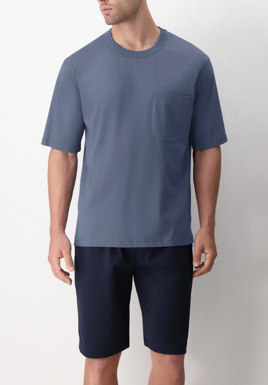 T-SHIRT GIROCOLLO IN COTONE BOXY FIT PEROFIL
