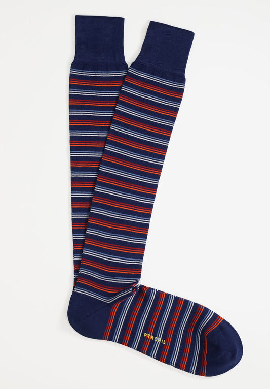 CALZA LUNGA IN FILO DI SCOZIA ELASTICIZZATO MILLERIGHE EVERGREEN PEROFIL