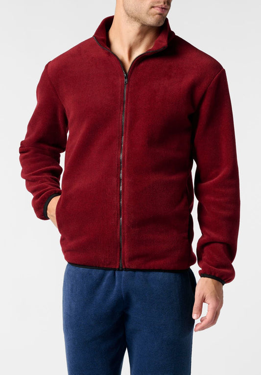 GIACCA IN PILE FULL ZIP CON TASCHE PEROFIL