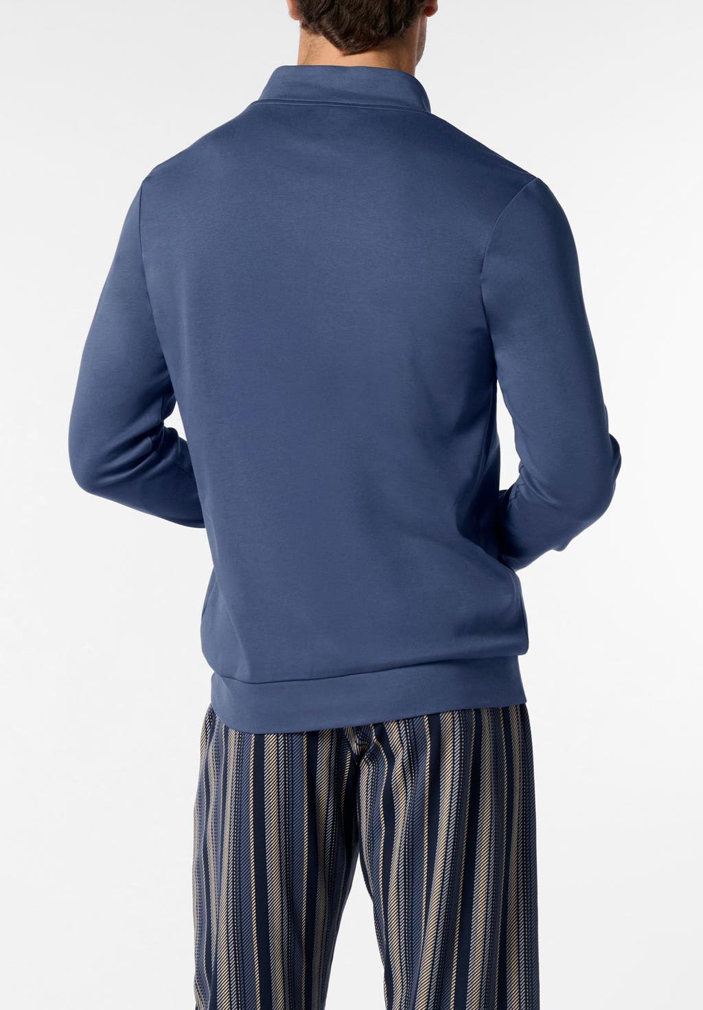 PIGIAMA UNISEX LUPETTO IN CALDO COTONE STAMPA A RIGHE PEROFIL