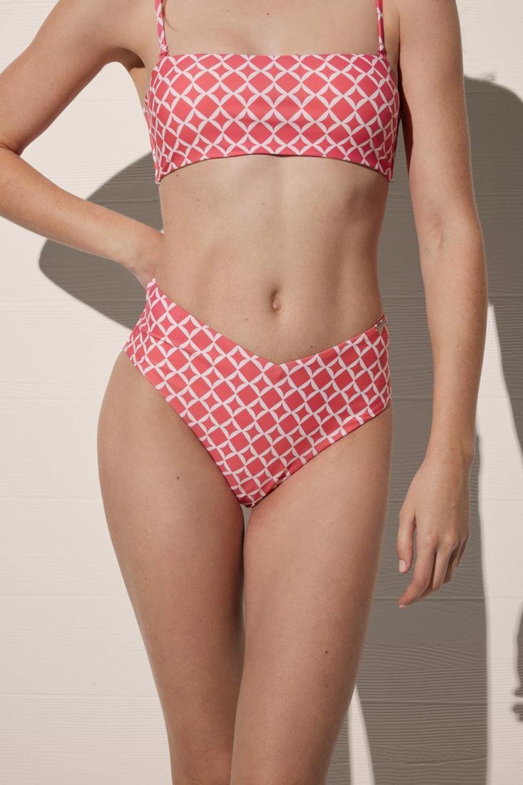 SLIP BIKINI BRASILIANO STAMPA GEOMETRICA YSABEL MORA