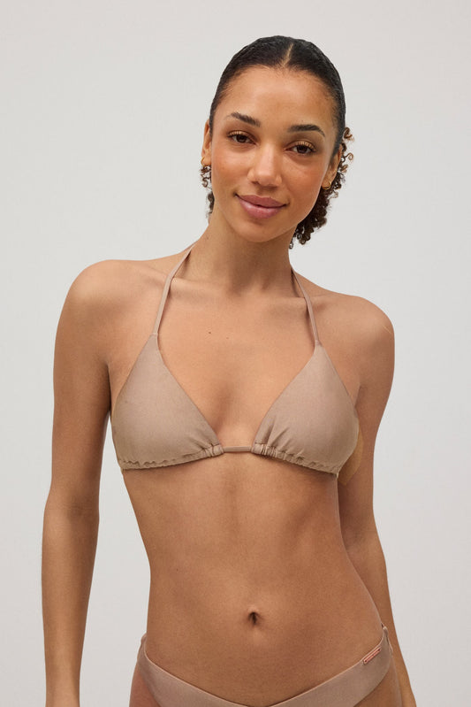 TOP BIKINI A TRIANGOLO BRONZO YSABEL MORA