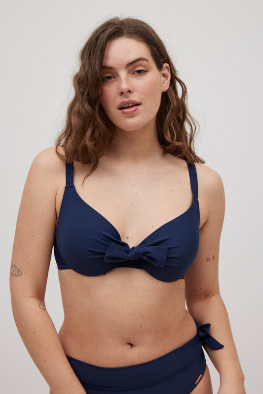 TOP BIKINI PREFORMATO CON FIOCCO YSABEL MORA