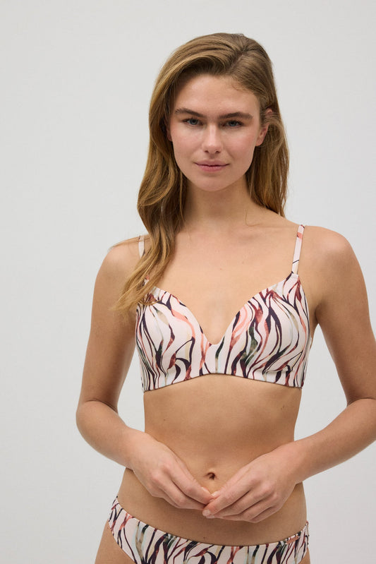 TOP BIKINI PREFORMATO FANTASIA ASTRATTA YSABEL MORA