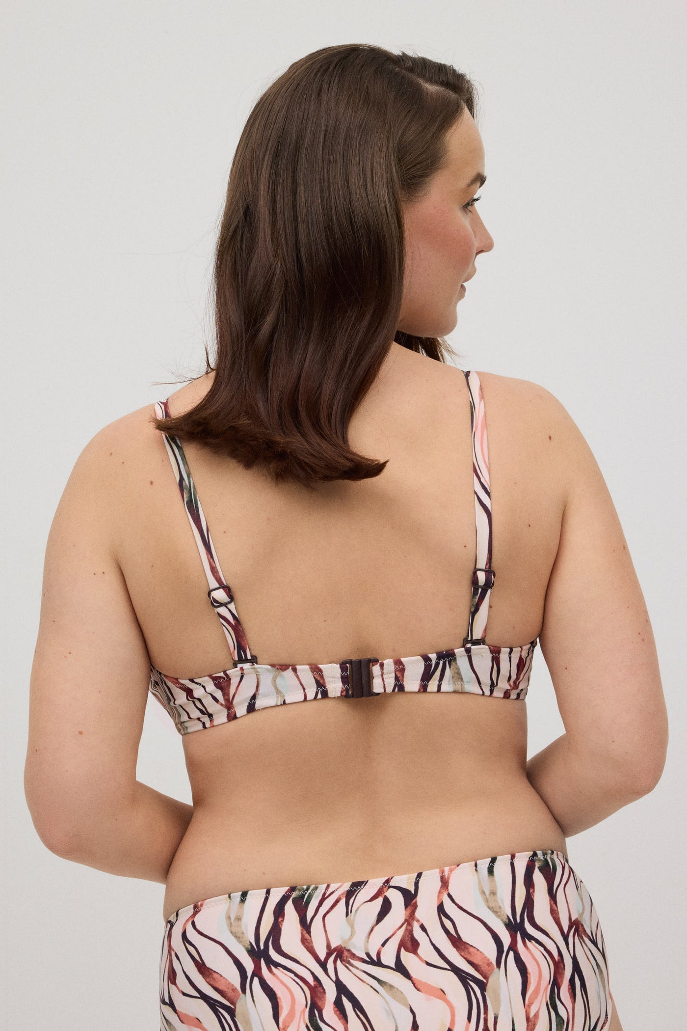 TOP BIKINI MINIMIZER COPPA D STAMPA ASTRATTA YSABEL MORA