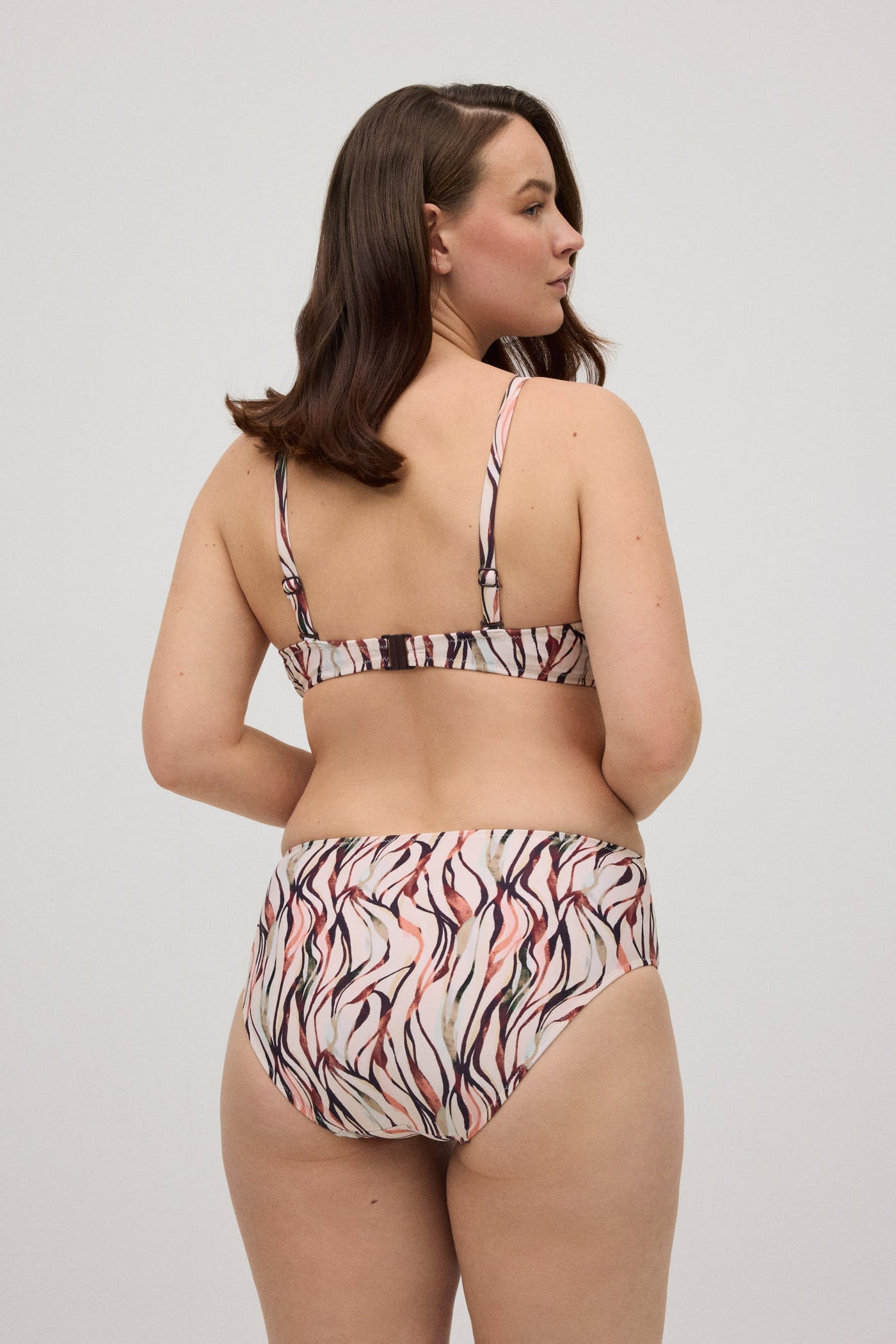 TOP BIKINI MINIMIZER COPPA D STAMPA ASTRATTA YSABEL MORA