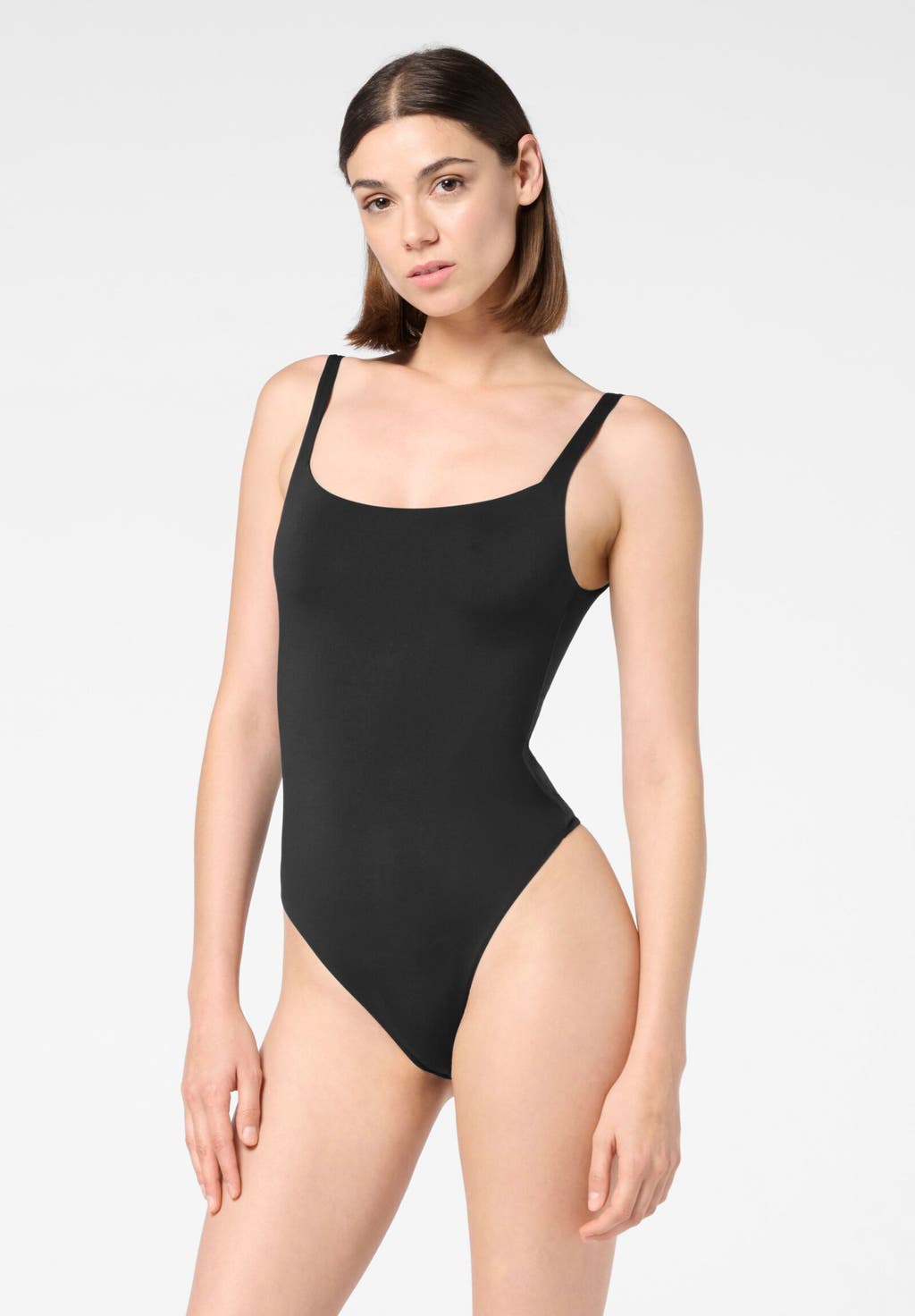 BODY SPALLINA STRETTA IN ECO-MICROFIBRA ELASTICIZZATA SKINWEAR OROBLÙ