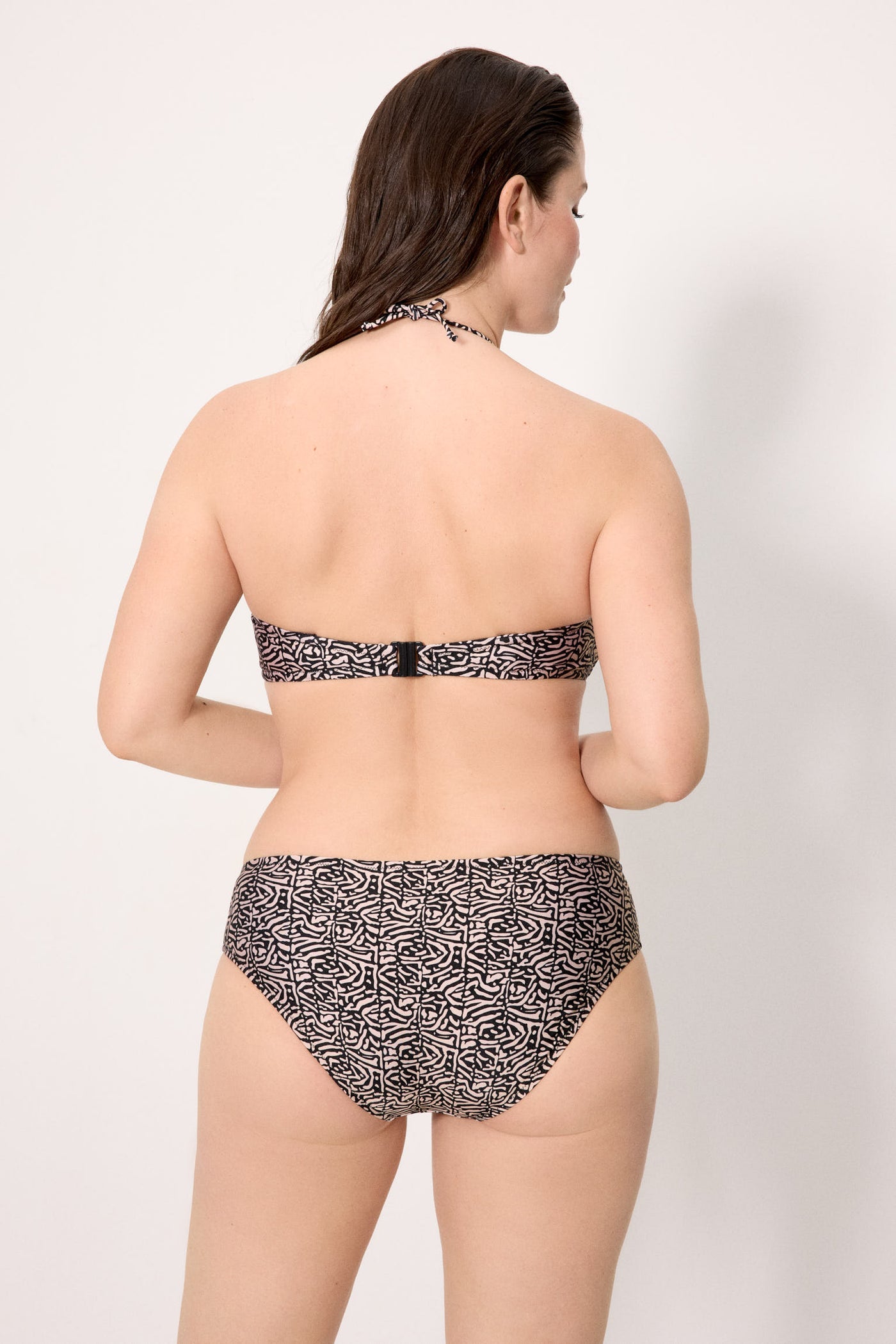 SLIP BIKINI VITA MIDI MODELLANTE STAMPA GLITTERATA YSABEL MORA
