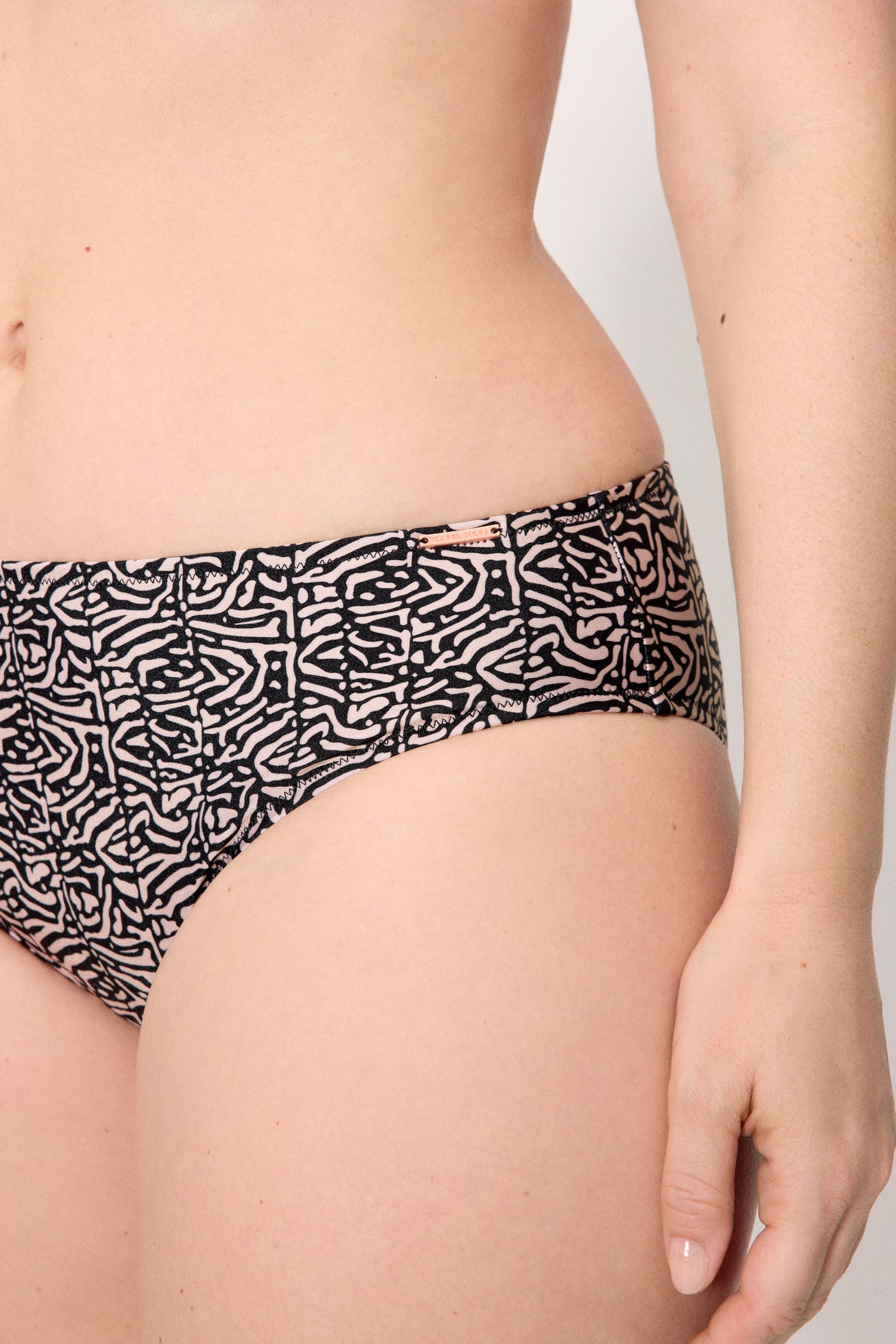 SLIP BIKINI VITA MIDI MODELLANTE STAMPA GLITTERATA YSABEL MORA