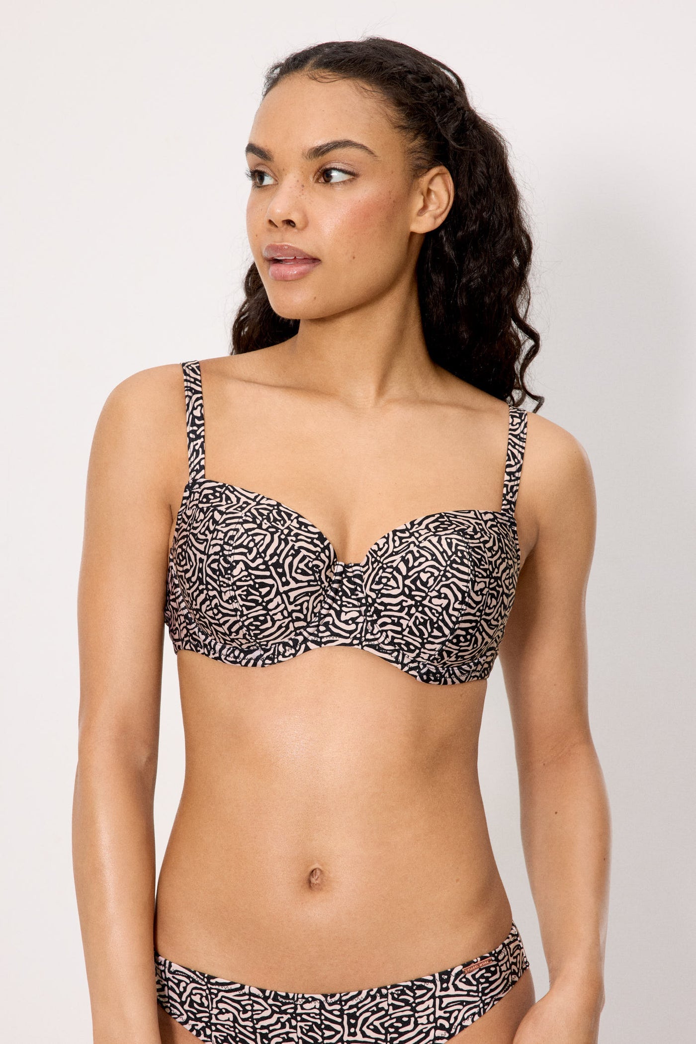 REGGISENO BIKINI COPPA C CON STAMPA GLITTERATA YSABEL MORA