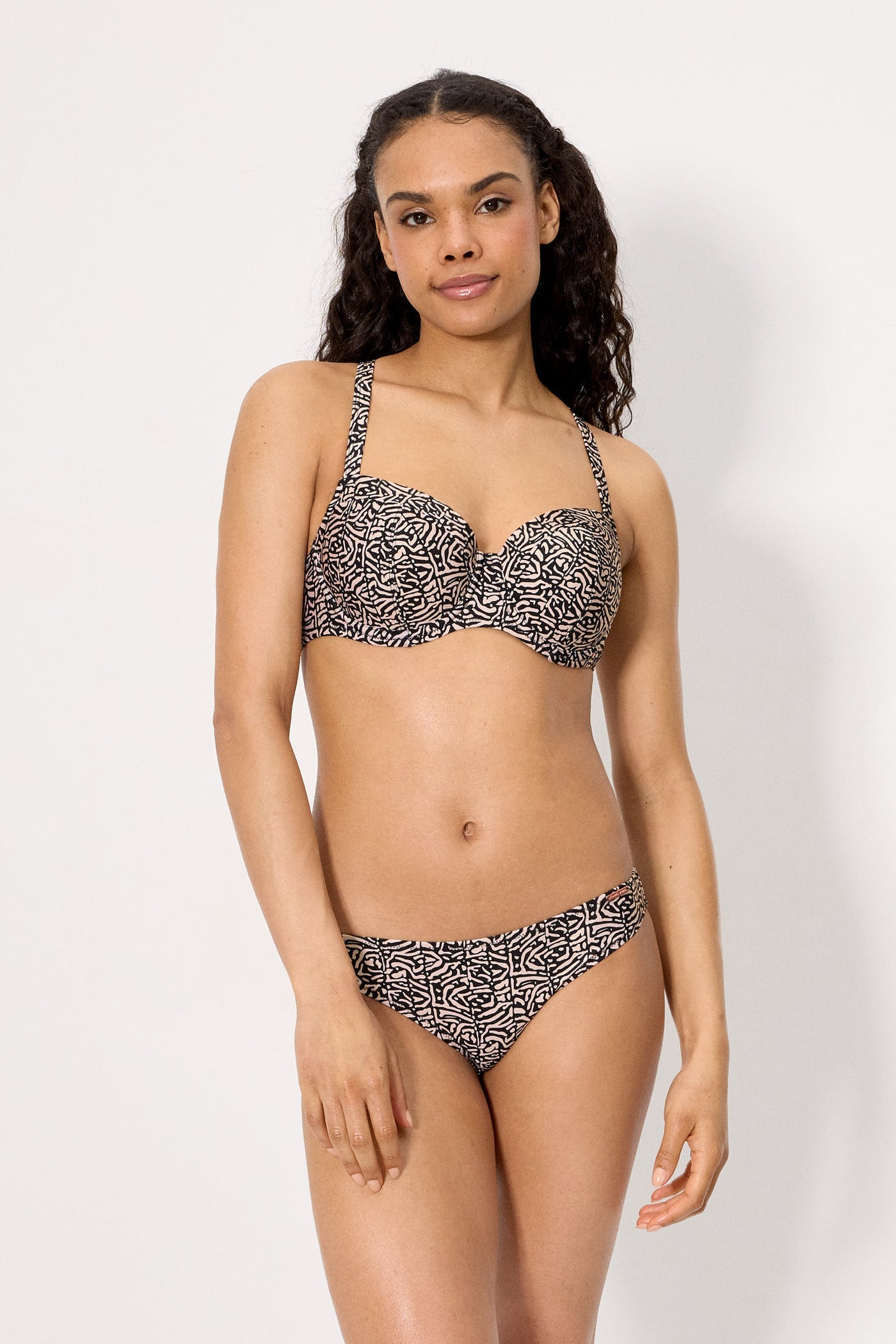 REGGISENO BIKINI COPPA C CON STAMPA GLITTERATA YSABEL MORA