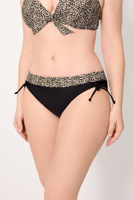 SLIP BIKINI VITA MIDI MODELLANTE REGOLABILE STAMPA GLITTERATA YSABEL MORA