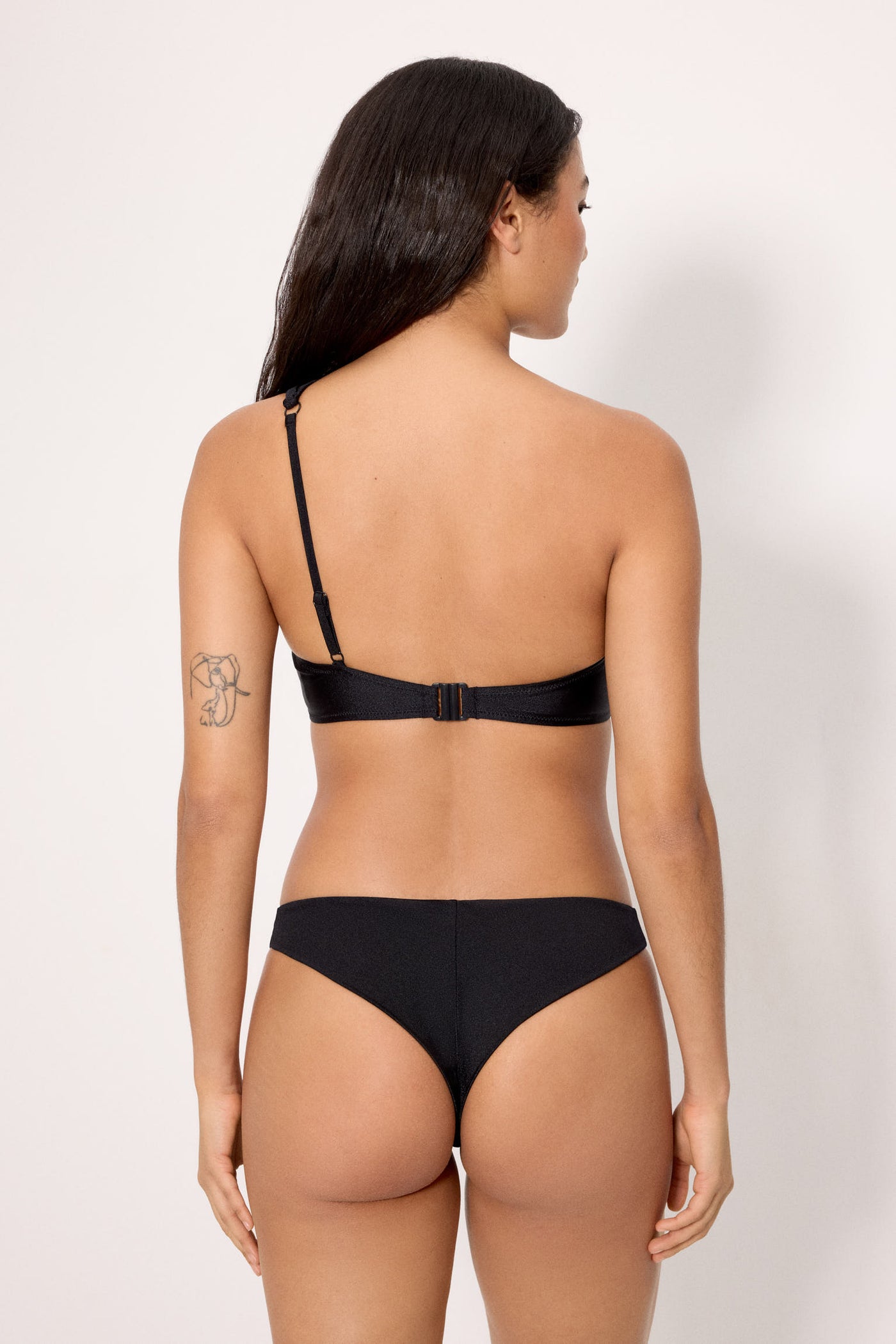 COMPLETO BIKINI BRASILIANO GLITTERATO NERO YSABEL MORA