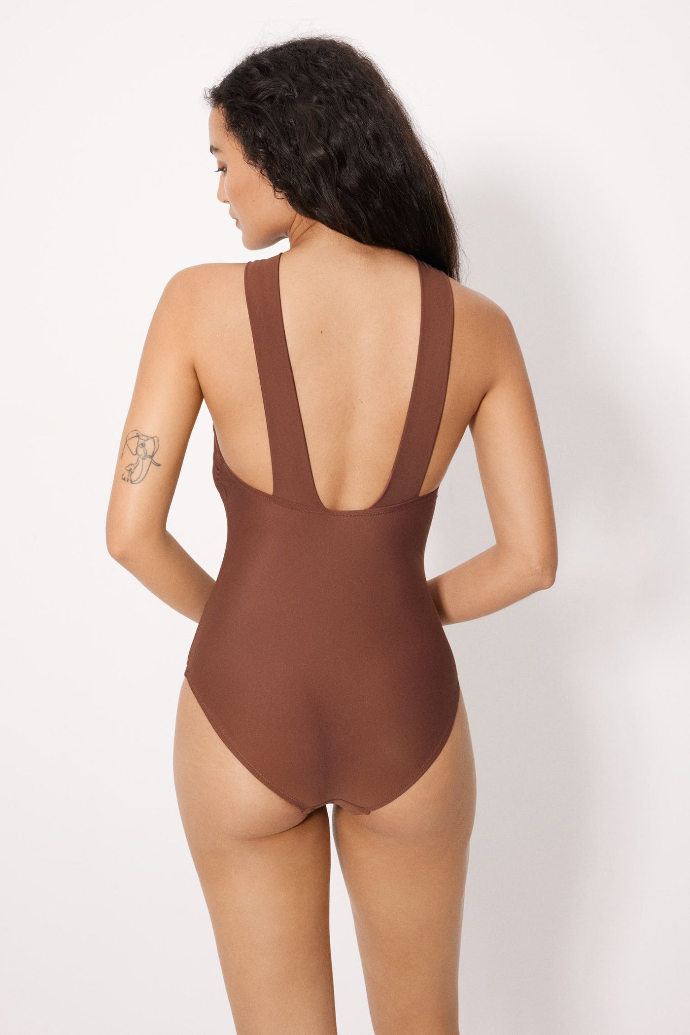 COSTUME INTERO DA BAGNO SCOLLO INTRECCIATO COPPA B YSABEL MORA