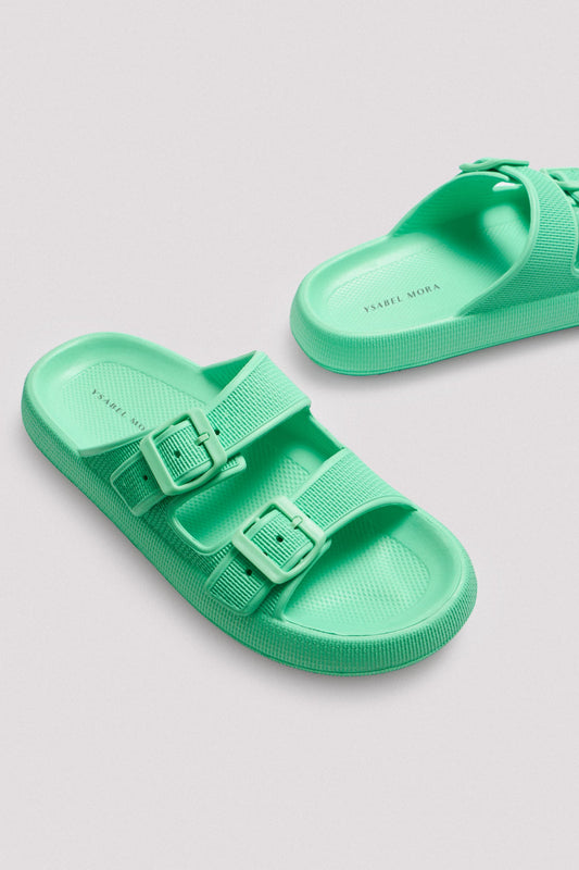 SANDALI ESTIVI DONNA CON FIBBIE ANTISCIVOLO EXTRA COMFORT YSABEL MORA