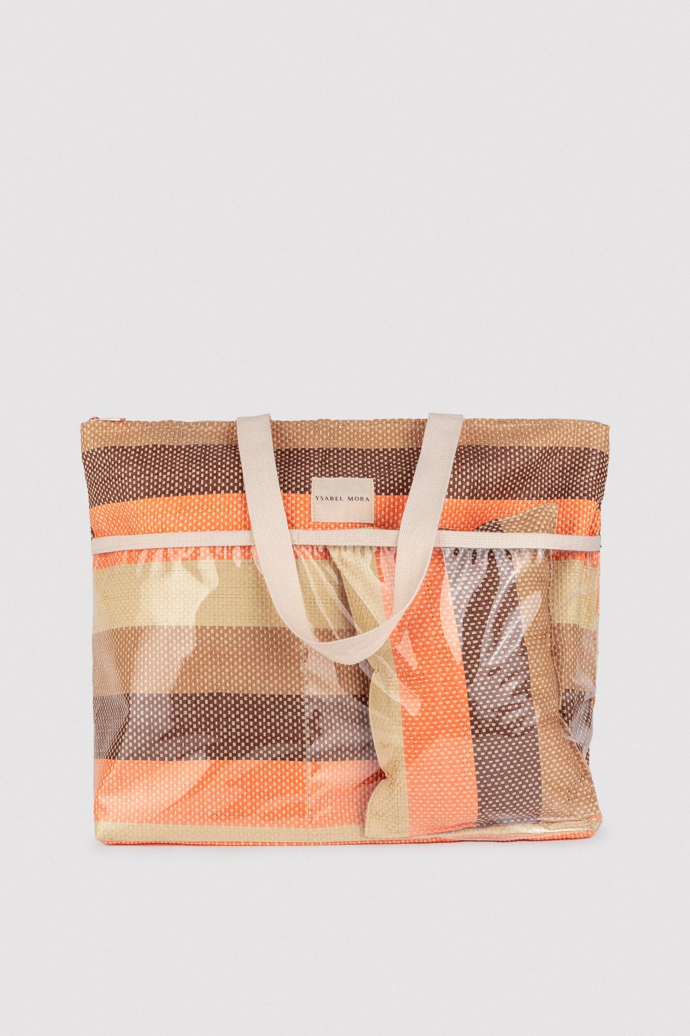 BORSA DA SPIAGGIA IN RAFIA CON CUSCINO COORDINATO YSABEL MORA