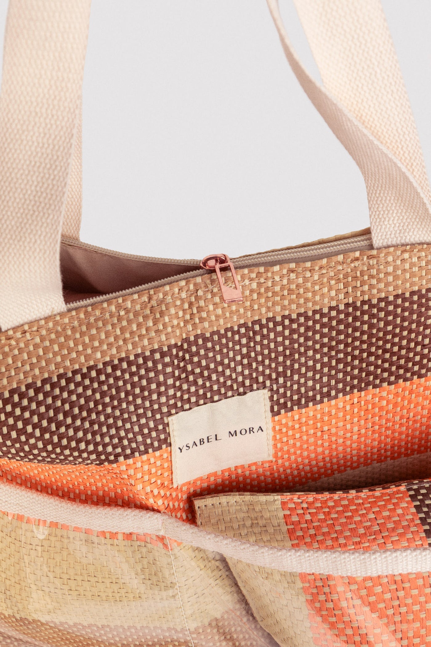 BORSA DA SPIAGGIA IN RAFIA CON CUSCINO COORDINATO YSABEL MORA