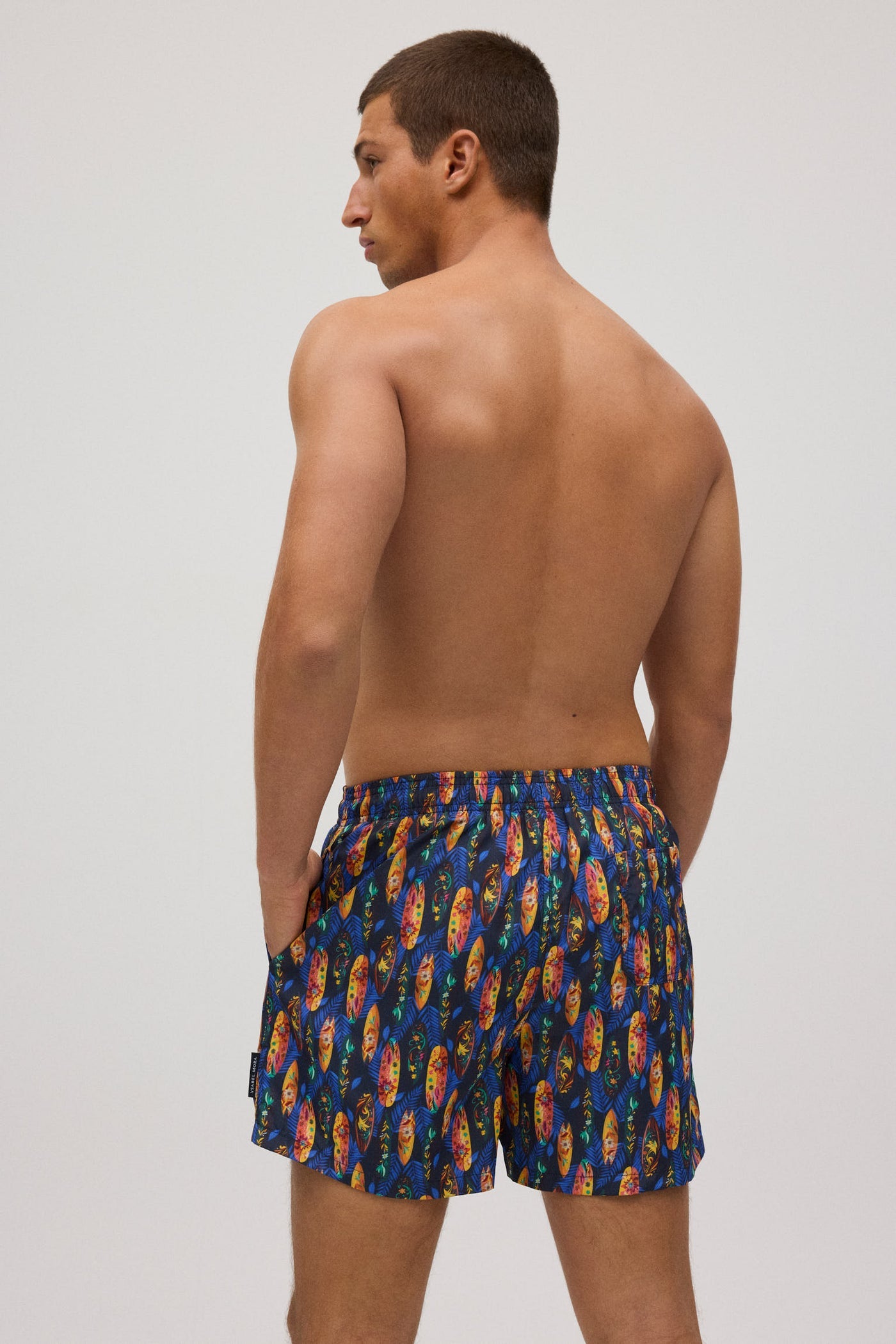 COSTUME BOXER CON STAMPA TAVOLE DA SURF TROPICALI YSABEL MORA