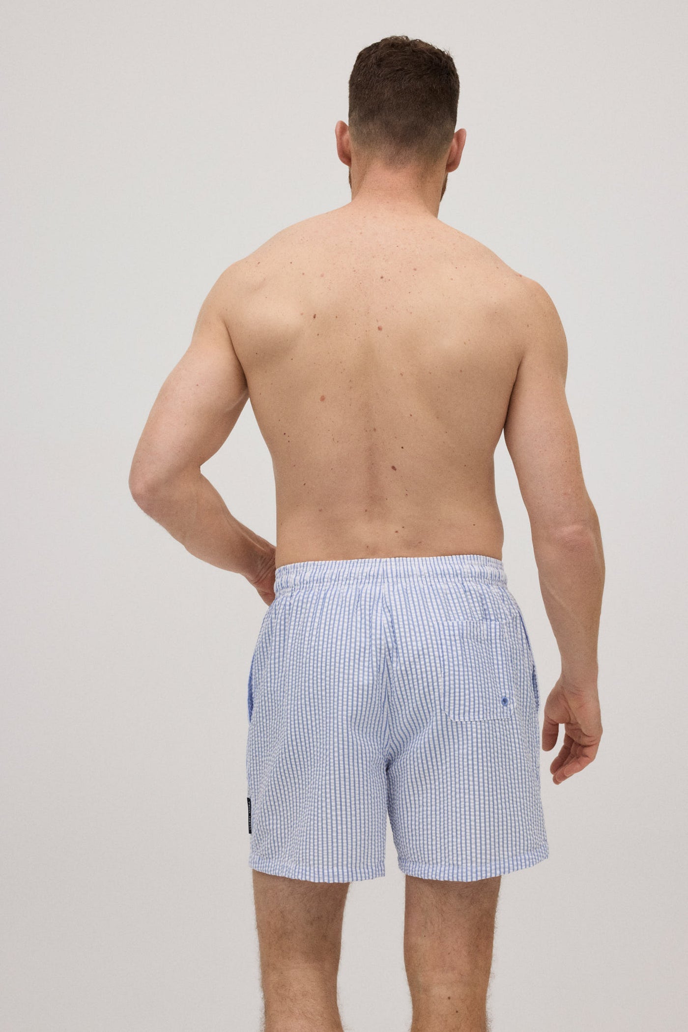 COSTUME BOXER CON STAMPA A RIGHE YSABEL MORA
