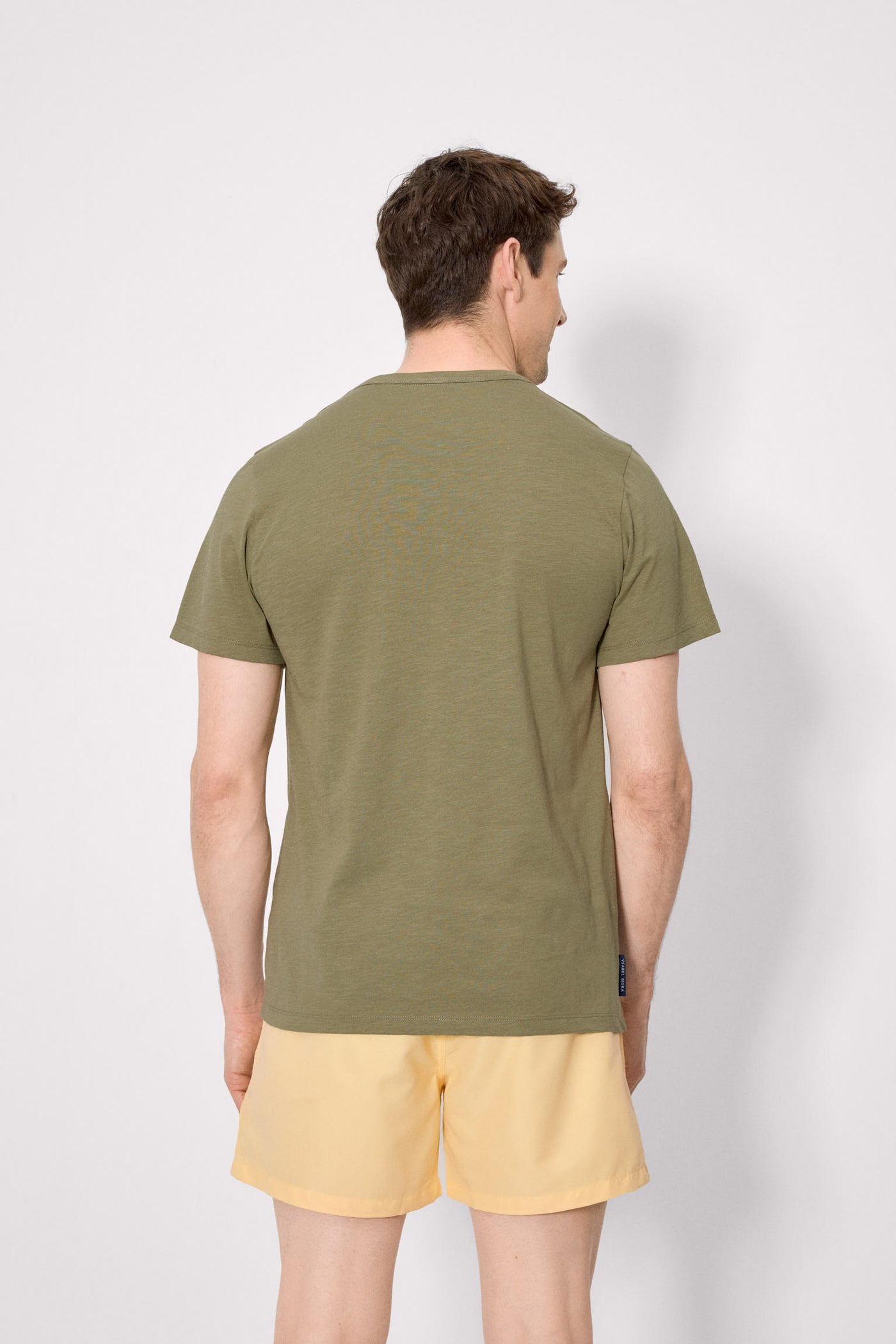 T-SHIRT BASIC CON COLLETTO ALLA COREANA YSABEL MORA
