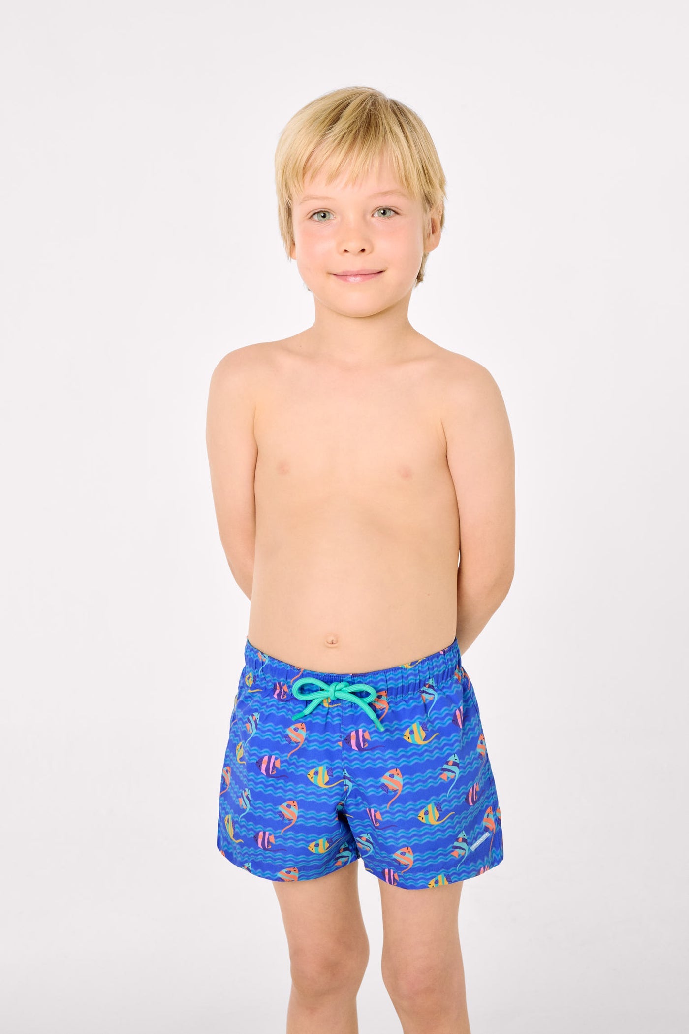 COSTUME BAMBINO STAMPA PESCIOLINI TROPICALI YSABEL MORA
