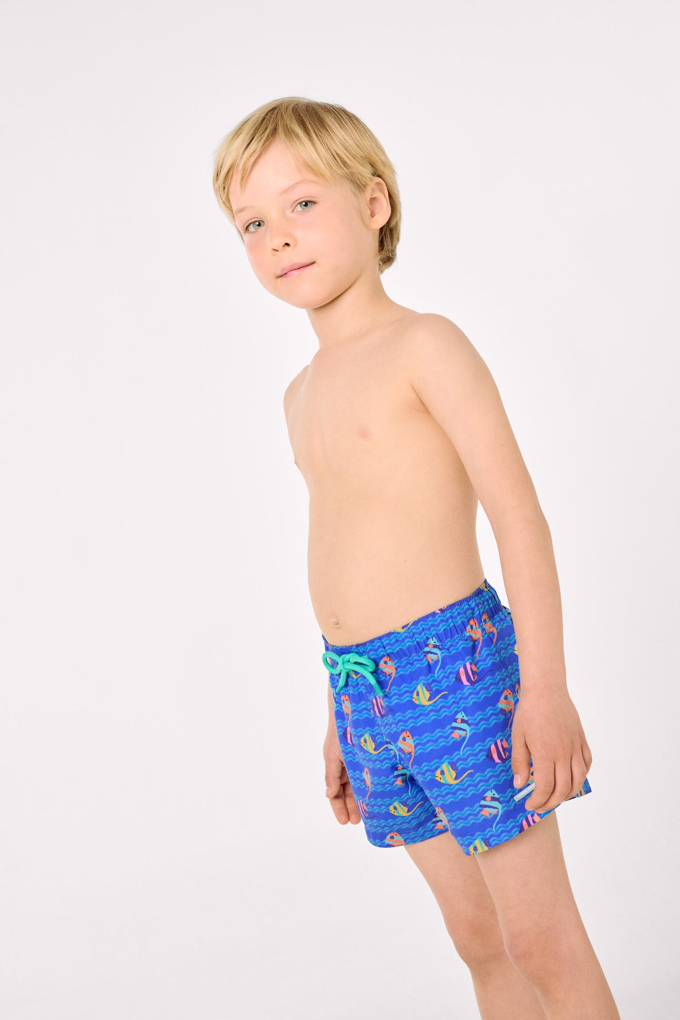 COSTUME BAMBINO STAMPA PESCIOLINI TROPICALI YSABEL MORA