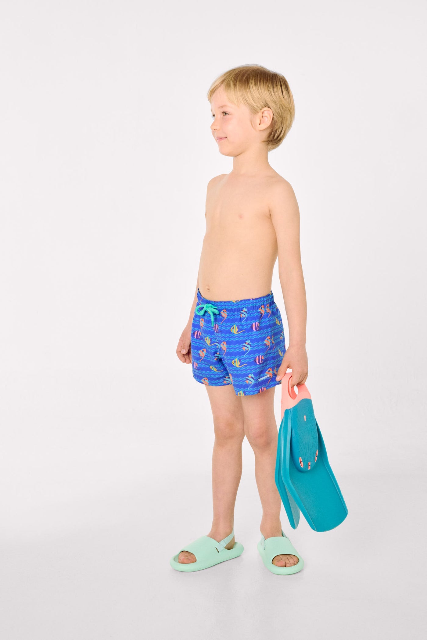 COSTUME BAMBINO STAMPA PESCIOLINI TROPICALI YSABEL MORA
