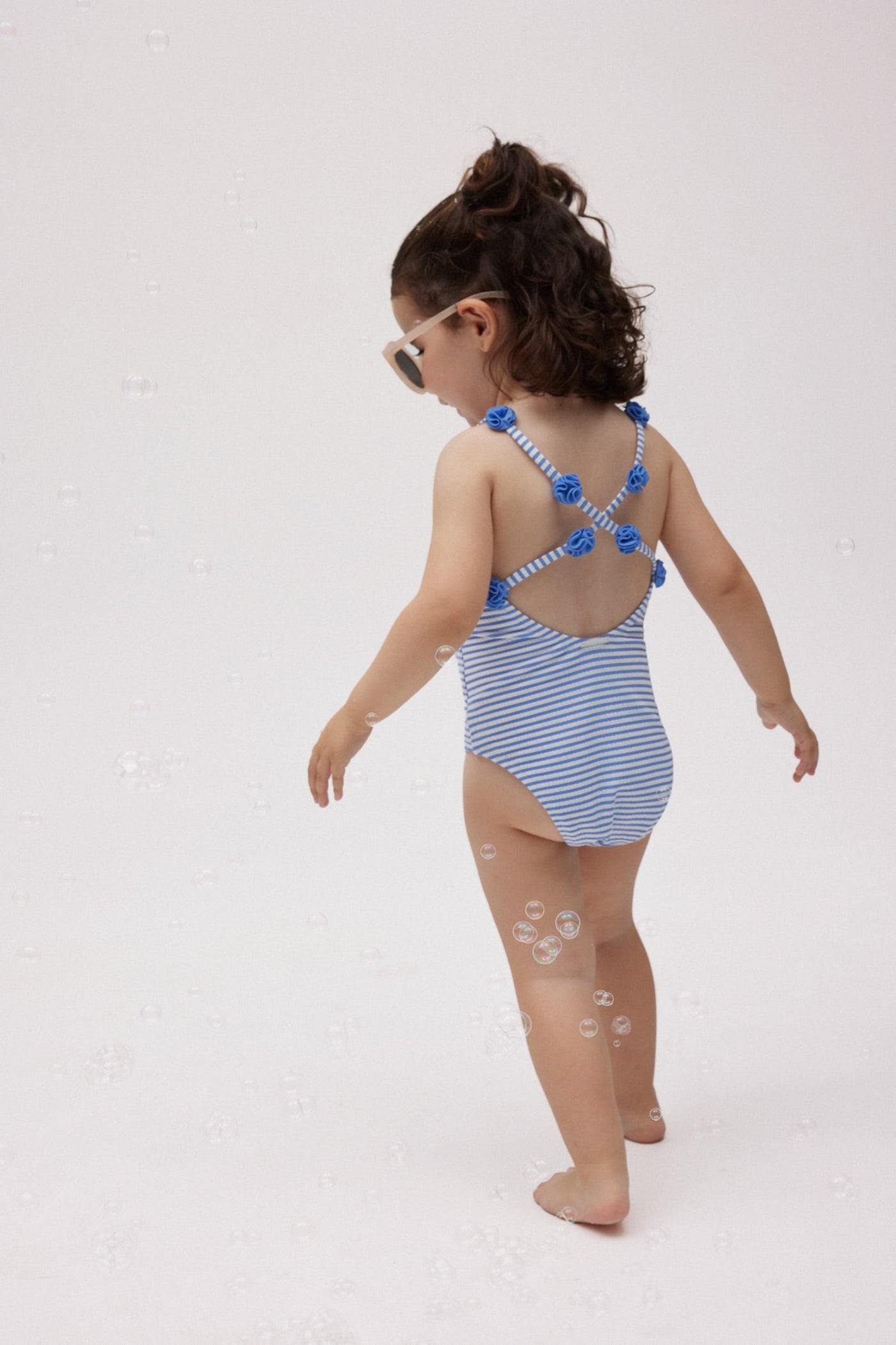 COSTUME INTERO BAMBINA CON STAMPA A RIGHE YSABEL MORA