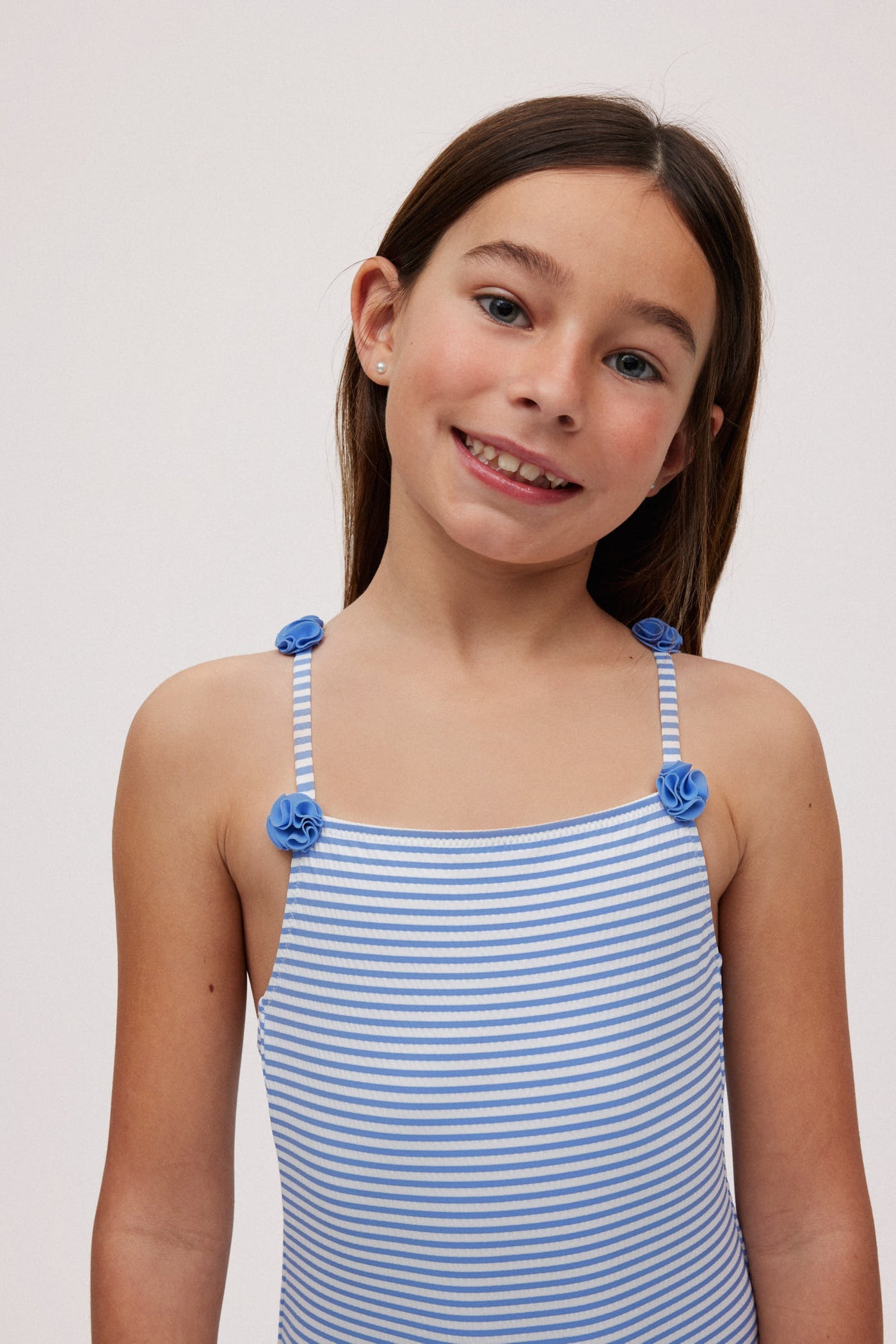 COSTUME INTERO BAMBINA CON STAMPA A RIGHE YSABEL MORA
