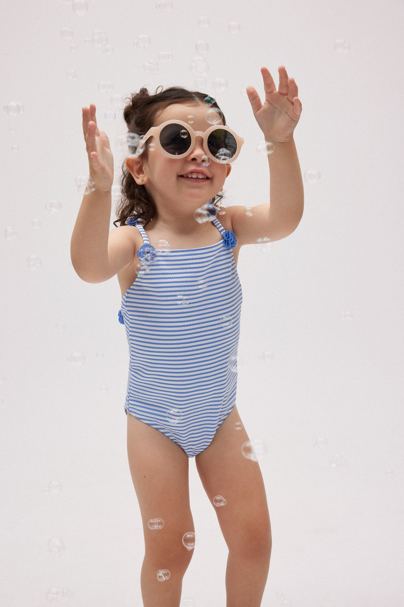 COSTUME INTERO BAMBINA CON STAMPA A RIGHE YSABEL MORA