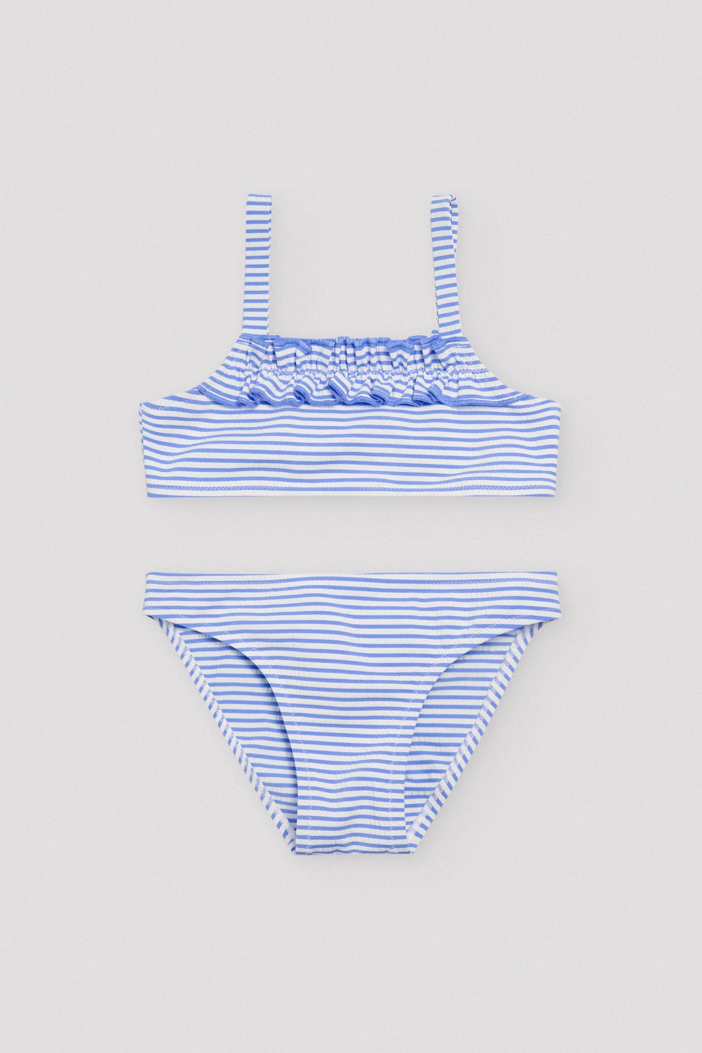 SET BIKINI BAMBINA CON STAMPA A RIGHE YSABEL MORA