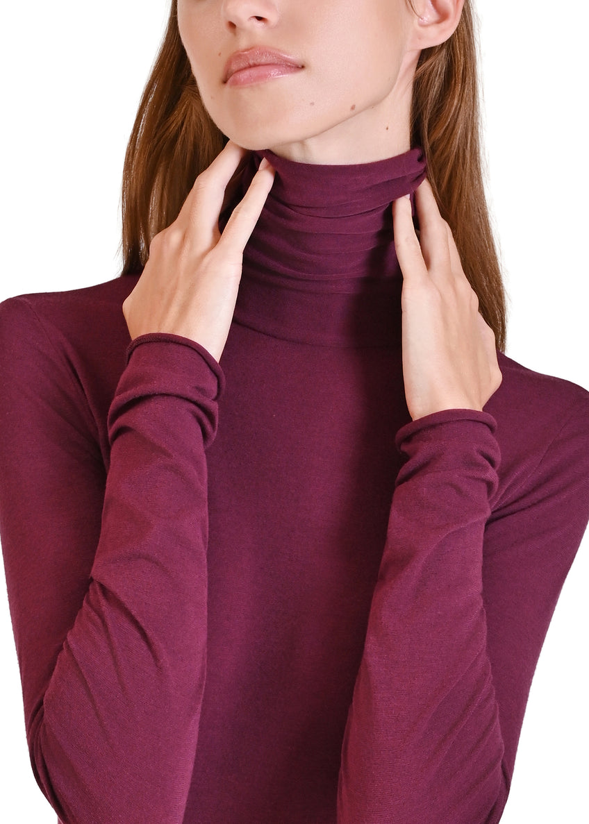 MAGLIA LEGER COLLO ALTO CACHEMIRE PHILIPPE MATIGNON